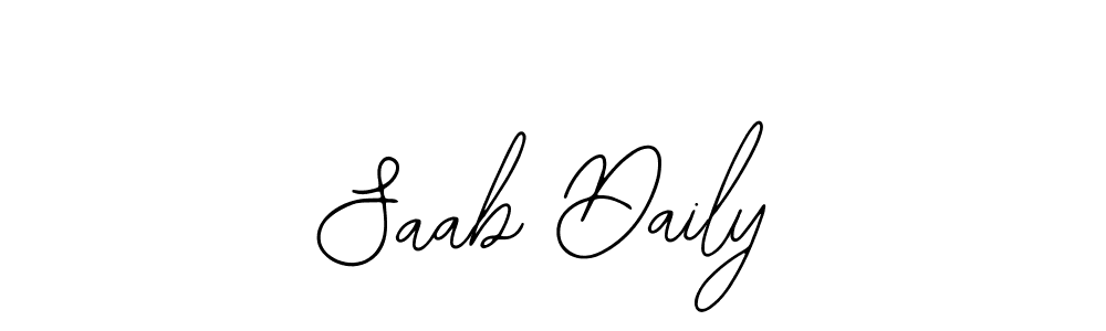 How to make Saab Daily signature? Bearetta-2O07w is a professional autograph style. Create handwritten signature for Saab Daily name. Saab Daily signature style 12 images and pictures png