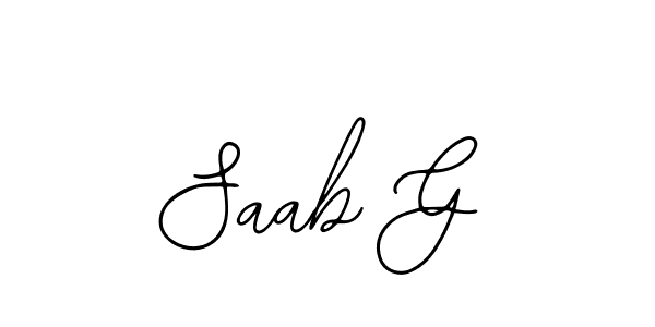 Use a signature maker to create a handwritten signature online. With this signature software, you can design (Bearetta-2O07w) your own signature for name Saab G. Saab G signature style 12 images and pictures png