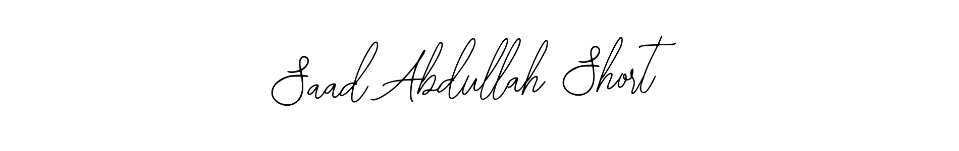 Once you've used our free online signature maker to create your best signature Bearetta-2O07w style, it's time to enjoy all of the benefits that Saad Abdullah Short name signing documents. Saad Abdullah Short signature style 12 images and pictures png