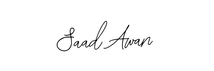 It looks lik you need a new signature style for name Saad Awan. Design unique handwritten (Bearetta-2O07w) signature with our free signature maker in just a few clicks. Saad Awan signature style 12 images and pictures png