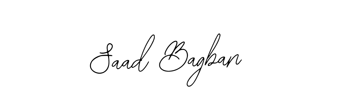 Make a beautiful signature design for name Saad Bagban. Use this online signature maker to create a handwritten signature for free. Saad Bagban signature style 12 images and pictures png