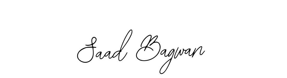 Also You can easily find your signature by using the search form. We will create Saad Bagwan name handwritten signature images for you free of cost using Bearetta-2O07w sign style. Saad Bagwan signature style 12 images and pictures png