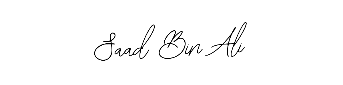 Similarly Bearetta-2O07w is the best handwritten signature design. Signature creator online .You can use it as an online autograph creator for name Saad Bin Ali. Saad Bin Ali signature style 12 images and pictures png