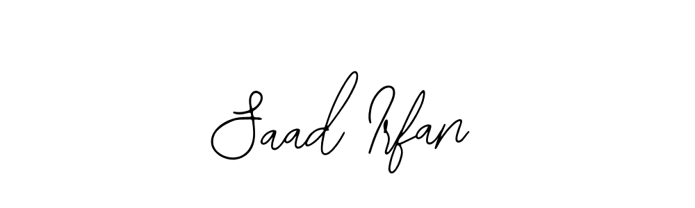 This is the best signature style for the Saad Irfan name. Also you like these signature font (Bearetta-2O07w). Mix name signature. Saad Irfan signature style 12 images and pictures png