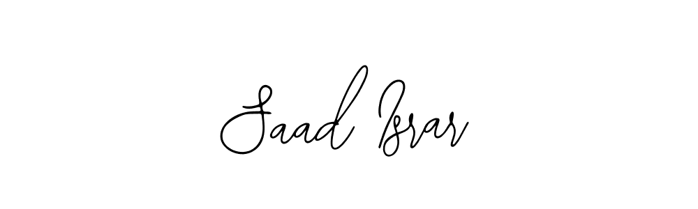 Make a beautiful signature design for name Saad Israr. Use this online signature maker to create a handwritten signature for free. Saad Israr signature style 12 images and pictures png