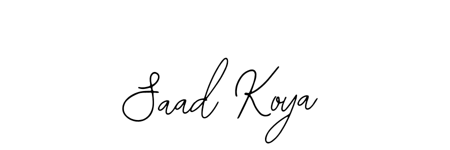 Also You can easily find your signature by using the search form. We will create Saad Koya name handwritten signature images for you free of cost using Bearetta-2O07w sign style. Saad Koya signature style 12 images and pictures png