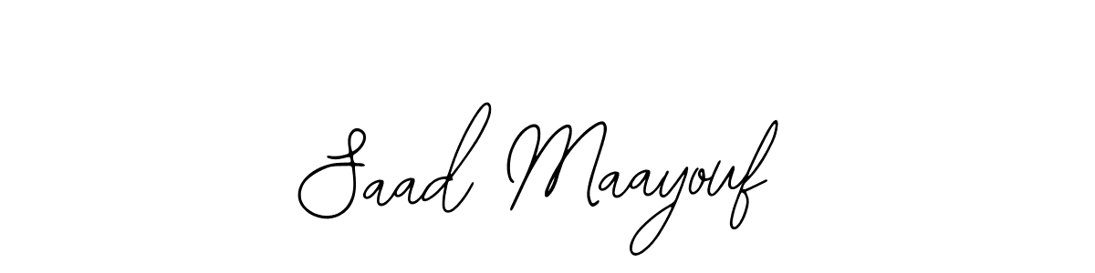 This is the best signature style for the Saad Maayouf name. Also you like these signature font (Bearetta-2O07w). Mix name signature. Saad Maayouf signature style 12 images and pictures png