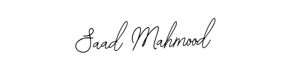 if you are searching for the best signature style for your name Saad Mahmood. so please give up your signature search. here we have designed multiple signature styles  using Bearetta-2O07w. Saad Mahmood signature style 12 images and pictures png