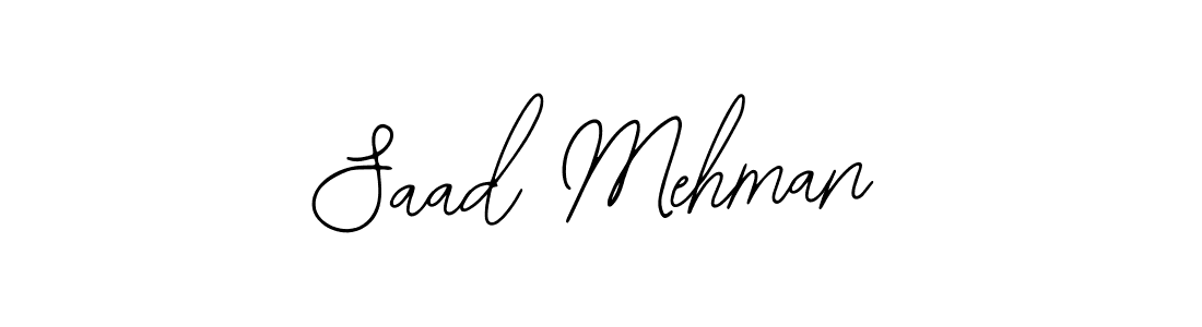 Also we have Saad Mehman name is the best signature style. Create professional handwritten signature collection using Bearetta-2O07w autograph style. Saad Mehman signature style 12 images and pictures png
