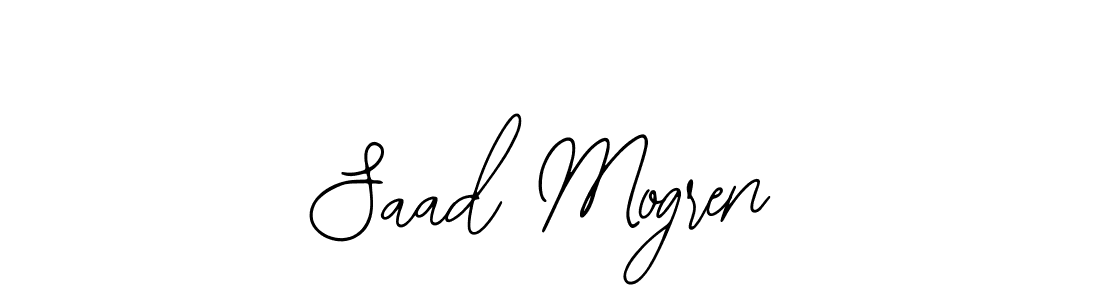 Create a beautiful signature design for name Saad Mogren. With this signature (Bearetta-2O07w) fonts, you can make a handwritten signature for free. Saad Mogren signature style 12 images and pictures png