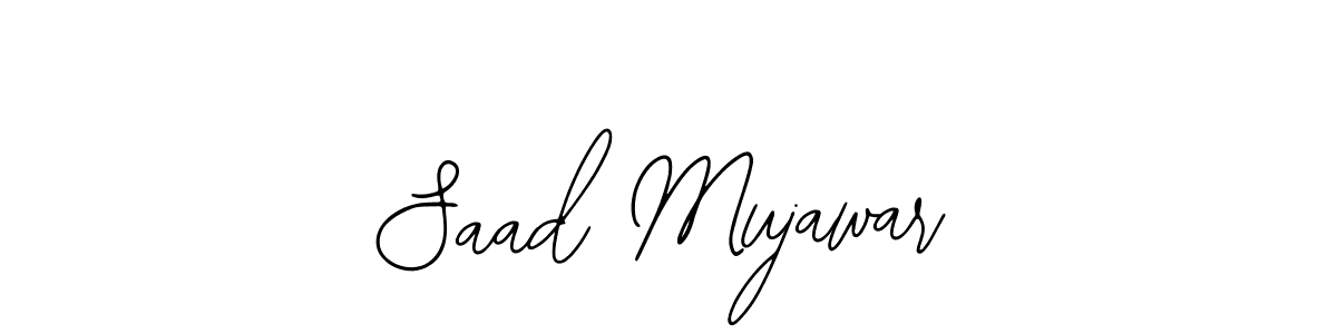 The best way (Bearetta-2O07w) to make a short signature is to pick only two or three words in your name. The name Saad Mujawar include a total of six letters. For converting this name. Saad Mujawar signature style 12 images and pictures png