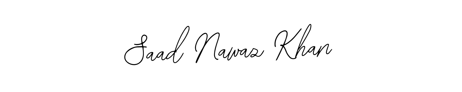 How to make Saad Nawaz Khan signature? Bearetta-2O07w is a professional autograph style. Create handwritten signature for Saad Nawaz Khan name. Saad Nawaz Khan signature style 12 images and pictures png