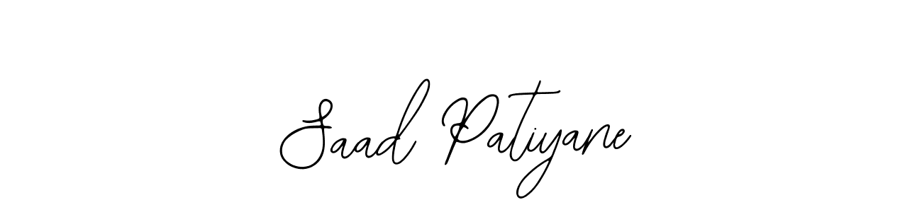 How to make Saad Patiyane signature? Bearetta-2O07w is a professional autograph style. Create handwritten signature for Saad Patiyane name. Saad Patiyane signature style 12 images and pictures png