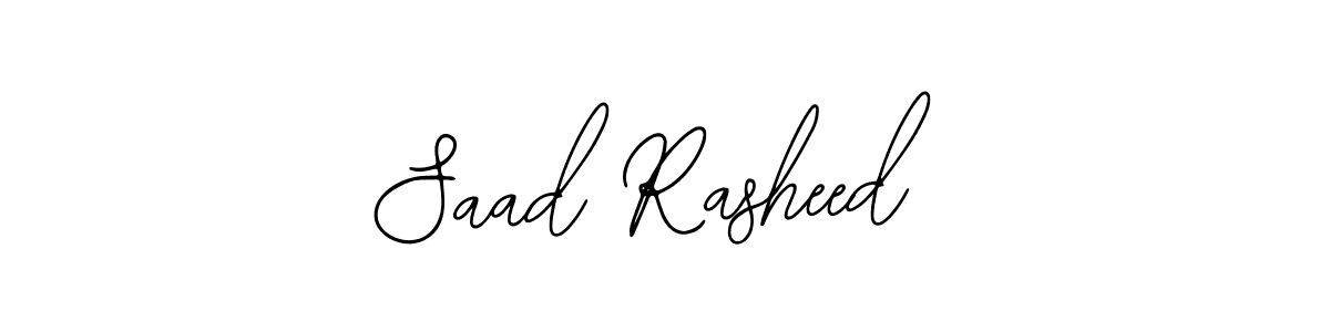 You can use this online signature creator to create a handwritten signature for the name Saad Rasheed. This is the best online autograph maker. Saad Rasheed signature style 12 images and pictures png