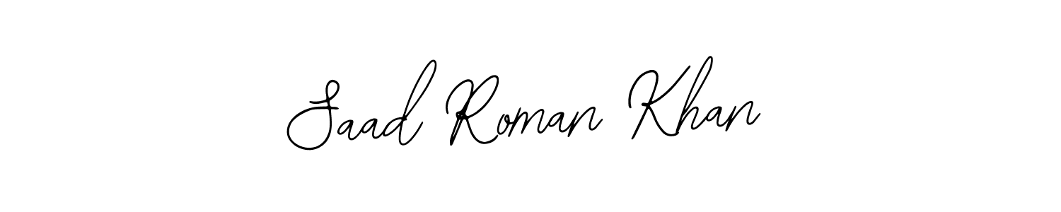 Design your own signature with our free online signature maker. With this signature software, you can create a handwritten (Bearetta-2O07w) signature for name Saad Roman Khan. Saad Roman Khan signature style 12 images and pictures png