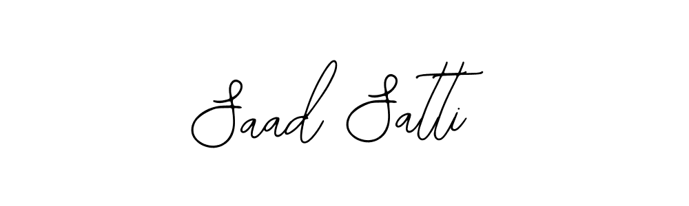 Make a beautiful signature design for name Saad Satti. With this signature (Bearetta-2O07w) style, you can create a handwritten signature for free. Saad Satti signature style 12 images and pictures png