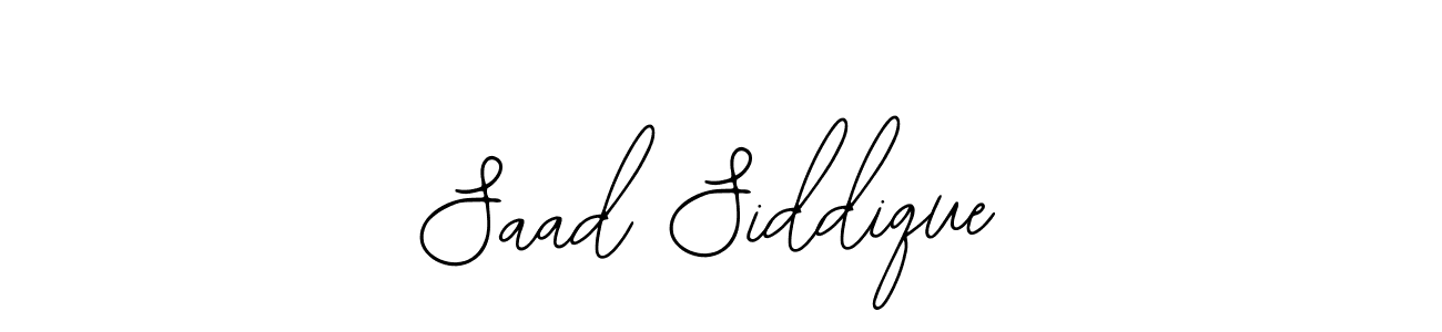 How to make Saad Siddique signature? Bearetta-2O07w is a professional autograph style. Create handwritten signature for Saad Siddique name. Saad Siddique signature style 12 images and pictures png