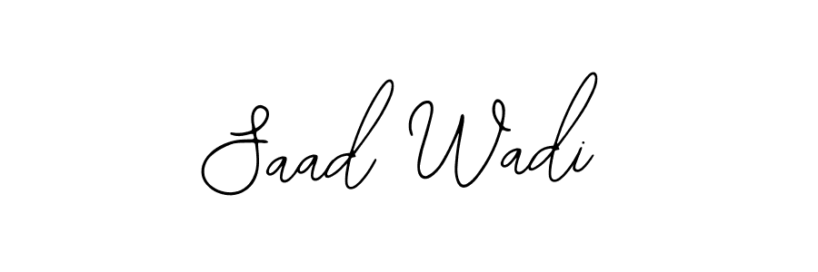 How to Draw Saad Wadi signature style? Bearetta-2O07w is a latest design signature styles for name Saad Wadi. Saad Wadi signature style 12 images and pictures png