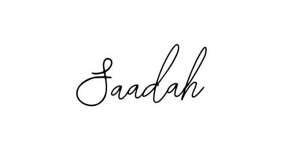 Make a beautiful signature design for name Saadah. With this signature (Bearetta-2O07w) style, you can create a handwritten signature for free. Saadah signature style 12 images and pictures png