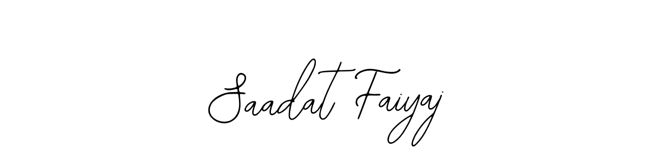 How to make Saadat Faiyaj signature? Bearetta-2O07w is a professional autograph style. Create handwritten signature for Saadat Faiyaj name. Saadat Faiyaj signature style 12 images and pictures png