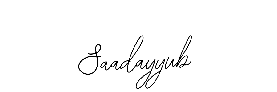 Also You can easily find your signature by using the search form. We will create Saadayyub name handwritten signature images for you free of cost using Bearetta-2O07w sign style. Saadayyub signature style 12 images and pictures png