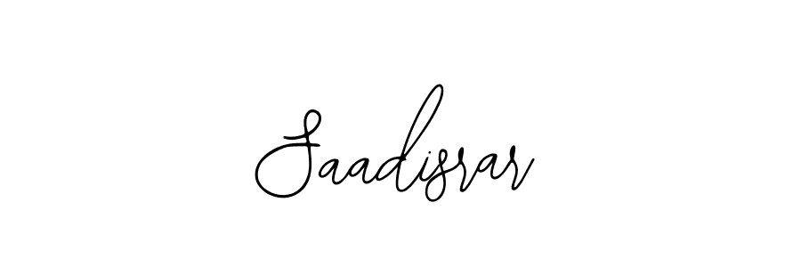 Make a beautiful signature design for name Saadisrar. With this signature (Bearetta-2O07w) style, you can create a handwritten signature for free. Saadisrar signature style 12 images and pictures png