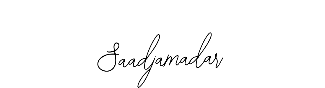 Also You can easily find your signature by using the search form. We will create Saadjamadar name handwritten signature images for you free of cost using Bearetta-2O07w sign style. Saadjamadar signature style 12 images and pictures png
