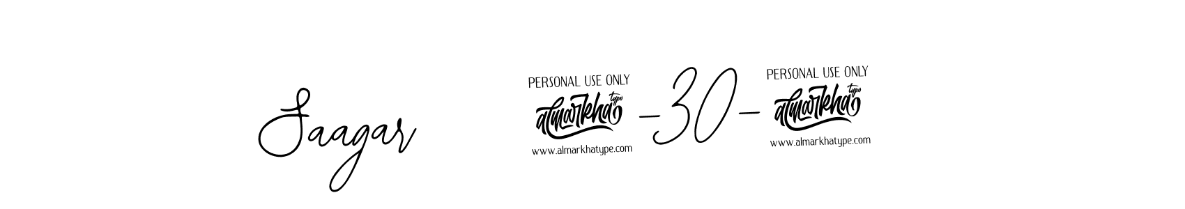 Design your own signature with our free online signature maker. With this signature software, you can create a handwritten (Bearetta-2O07w) signature for name Saagar    4-30-25. Saagar    4-30-25 signature style 12 images and pictures png