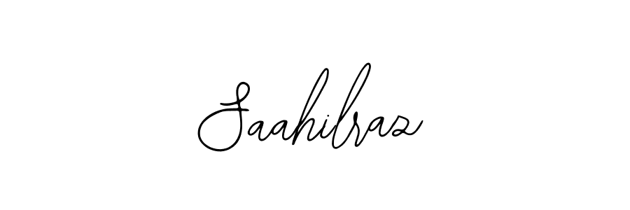 Use a signature maker to create a handwritten signature online. With this signature software, you can design (Bearetta-2O07w) your own signature for name Saahilraz. Saahilraz signature style 12 images and pictures png