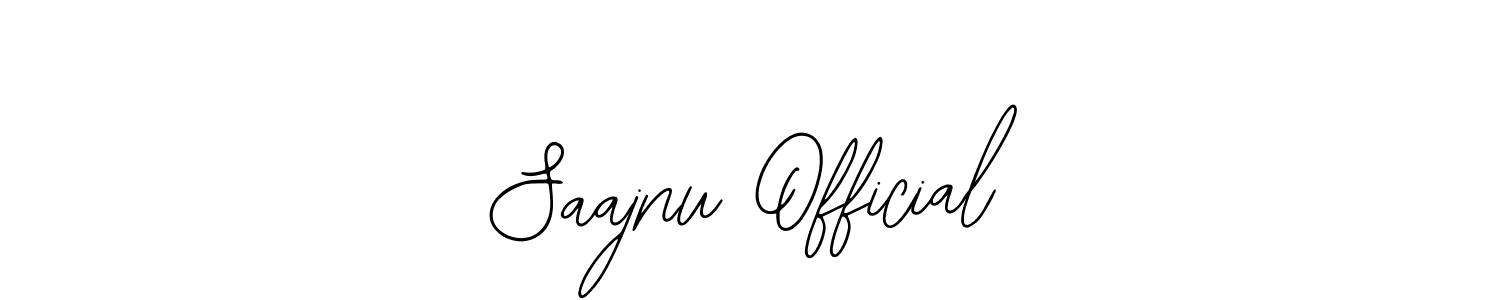 The best way (Bearetta-2O07w) to make a short signature is to pick only two or three words in your name. The name Saajnu Official include a total of six letters. For converting this name. Saajnu Official signature style 12 images and pictures png