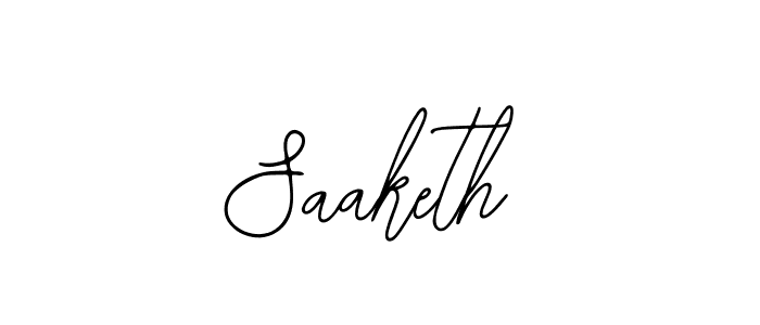 Use a signature maker to create a handwritten signature online. With this signature software, you can design (Bearetta-2O07w) your own signature for name Saaketh. Saaketh signature style 12 images and pictures png