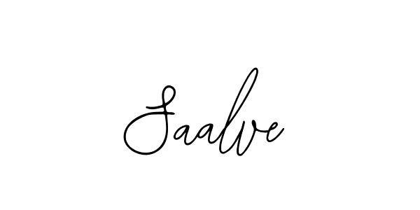Design your own signature with our free online signature maker. With this signature software, you can create a handwritten (Bearetta-2O07w) signature for name Saalve. Saalve signature style 12 images and pictures png