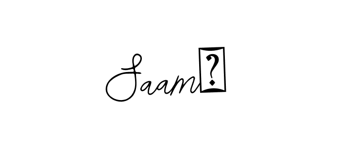 Make a beautiful signature design for name Saam✨. Use this online signature maker to create a handwritten signature for free. Saam✨ signature style 12 images and pictures png