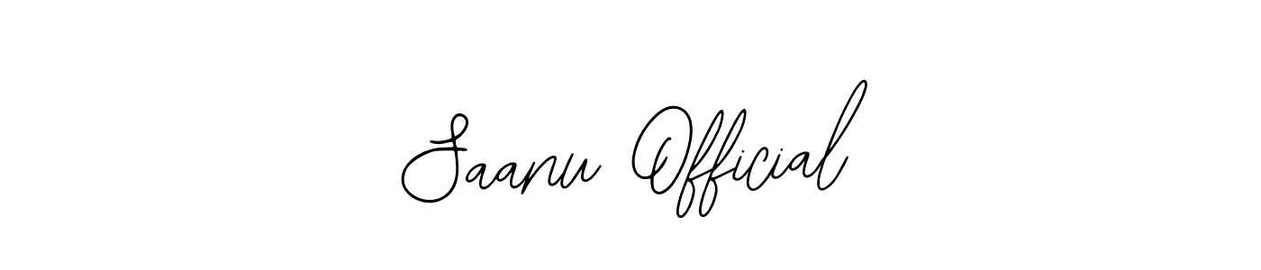 if you are searching for the best signature style for your name Saanu Official. so please give up your signature search. here we have designed multiple signature styles  using Bearetta-2O07w. Saanu Official signature style 12 images and pictures png