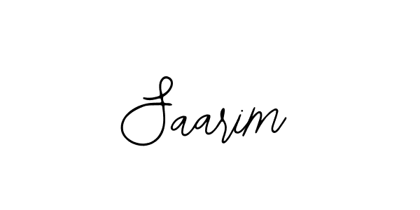 How to make Saarim name signature. Use Bearetta-2O07w style for creating short signs online. This is the latest handwritten sign. Saarim signature style 12 images and pictures png