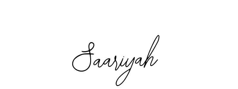 if you are searching for the best signature style for your name Saariyah. so please give up your signature search. here we have designed multiple signature styles  using Bearetta-2O07w. Saariyah signature style 12 images and pictures png