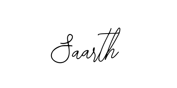 Create a beautiful signature design for name Saarth. With this signature (Bearetta-2O07w) fonts, you can make a handwritten signature for free. Saarth signature style 12 images and pictures png