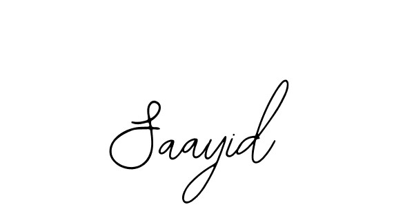 Use a signature maker to create a handwritten signature online. With this signature software, you can design (Bearetta-2O07w) your own signature for name Saayid. Saayid signature style 12 images and pictures png