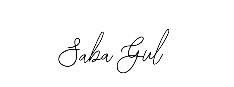 It looks lik you need a new signature style for name Saba Gul. Design unique handwritten (Bearetta-2O07w) signature with our free signature maker in just a few clicks. Saba Gul signature style 12 images and pictures png