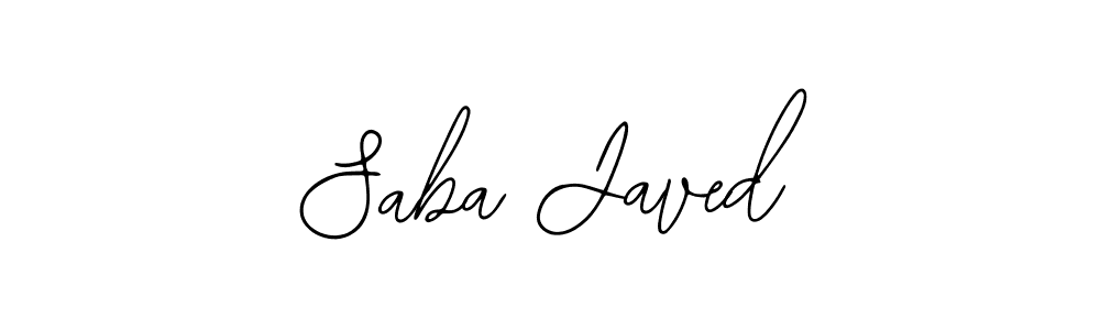 Make a short Saba Javed signature style. Manage your documents anywhere anytime using Bearetta-2O07w. Create and add eSignatures, submit forms, share and send files easily. Saba Javed signature style 12 images and pictures png
