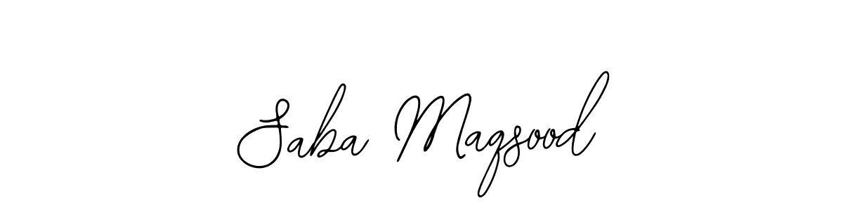 This is the best signature style for the Saba Maqsood name. Also you like these signature font (Bearetta-2O07w). Mix name signature. Saba Maqsood signature style 12 images and pictures png