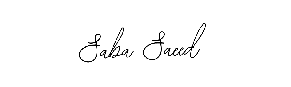 Make a beautiful signature design for name Saba Saeed. With this signature (Bearetta-2O07w) style, you can create a handwritten signature for free. Saba Saeed signature style 12 images and pictures png