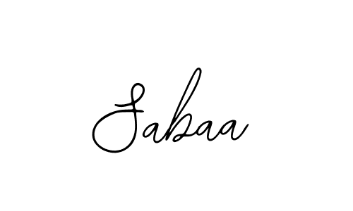 How to make Sabaa name signature. Use Bearetta-2O07w style for creating short signs online. This is the latest handwritten sign. Sabaa signature style 12 images and pictures png