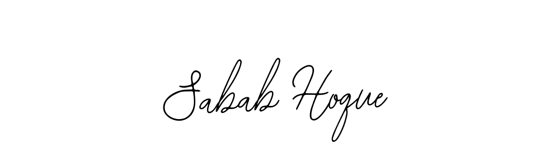 Sabab Hoque stylish signature style. Best Handwritten Sign (Bearetta-2O07w) for my name. Handwritten Signature Collection Ideas for my name Sabab Hoque. Sabab Hoque signature style 12 images and pictures png