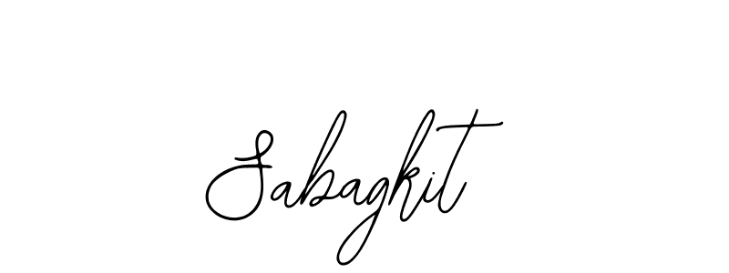 Make a beautiful signature design for name Sabagkit. Use this online signature maker to create a handwritten signature for free. Sabagkit signature style 12 images and pictures png