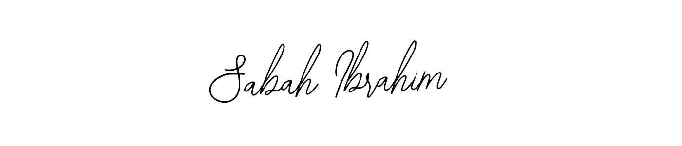 Make a beautiful signature design for name Sabah Ibrahim . With this signature (Bearetta-2O07w) style, you can create a handwritten signature for free. Sabah Ibrahim  signature style 12 images and pictures png
