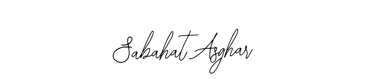 You can use this online signature creator to create a handwritten signature for the name Sabahat Asghar. This is the best online autograph maker. Sabahat Asghar signature style 12 images and pictures png