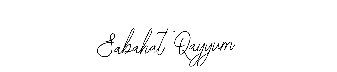 Here are the top 10 professional signature styles for the name Sabahat Qayyum. These are the best autograph styles you can use for your name. Sabahat Qayyum signature style 12 images and pictures png