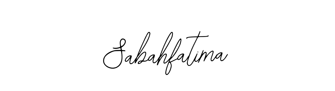 Sabahfatima stylish signature style. Best Handwritten Sign (Bearetta-2O07w) for my name. Handwritten Signature Collection Ideas for my name Sabahfatima. Sabahfatima signature style 12 images and pictures png