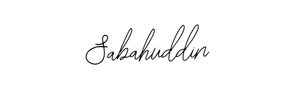 Create a beautiful signature design for name Sabahuddin. With this signature (Bearetta-2O07w) fonts, you can make a handwritten signature for free. Sabahuddin signature style 12 images and pictures png